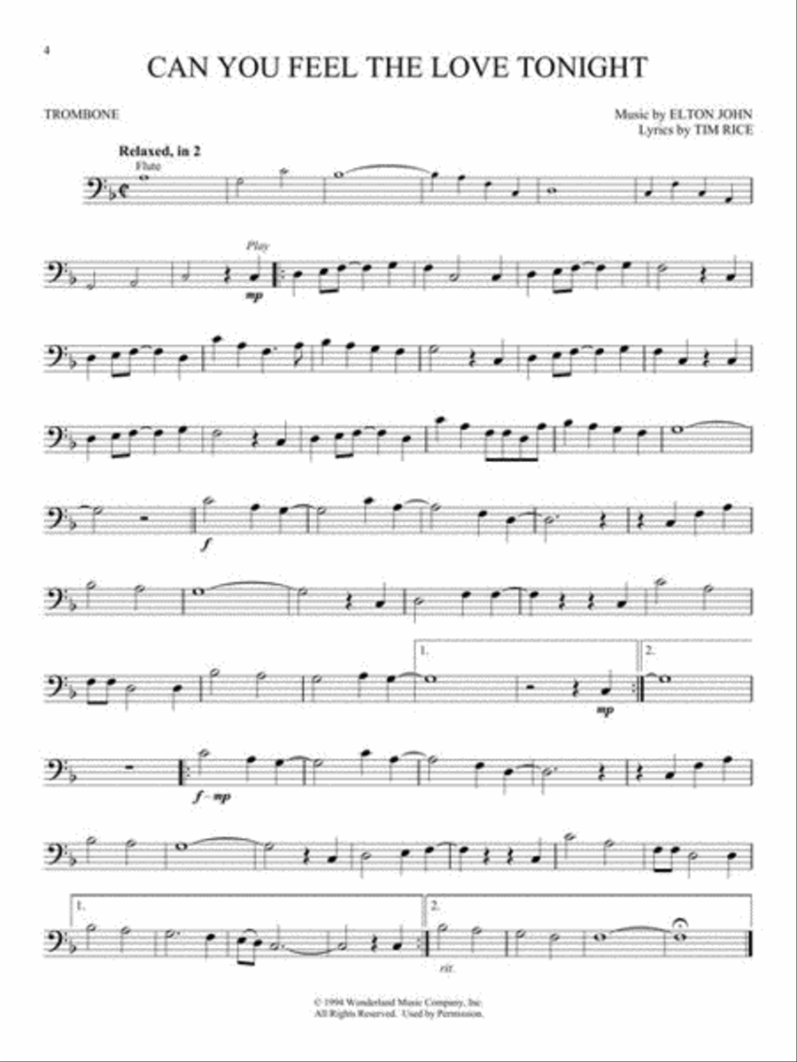 <br>Sheet music extract