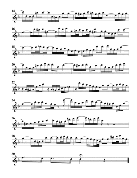Trio for organ, BWV 584 (arrangement for 3 recorders)