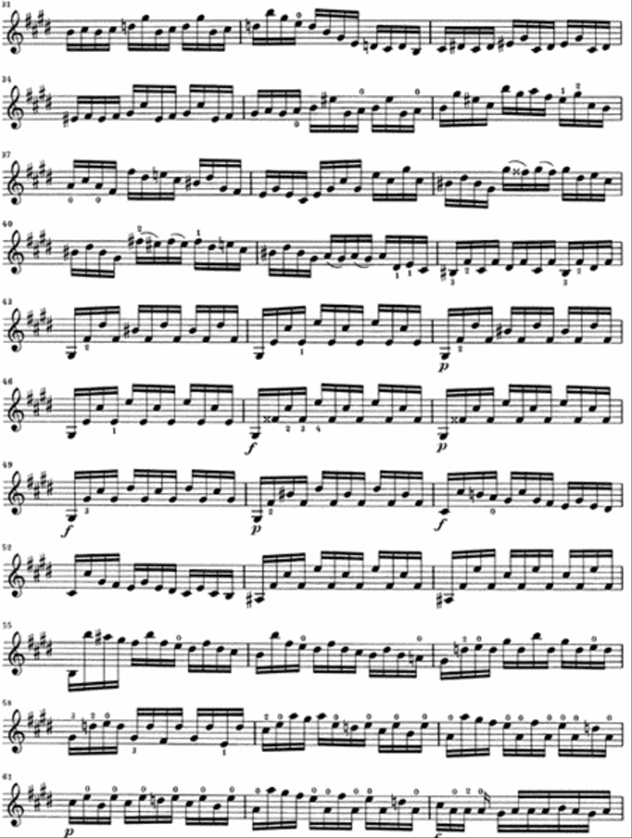 Sonatas and Partitas BWV 1001-1006 Violin Solo scores gallery preview page 6