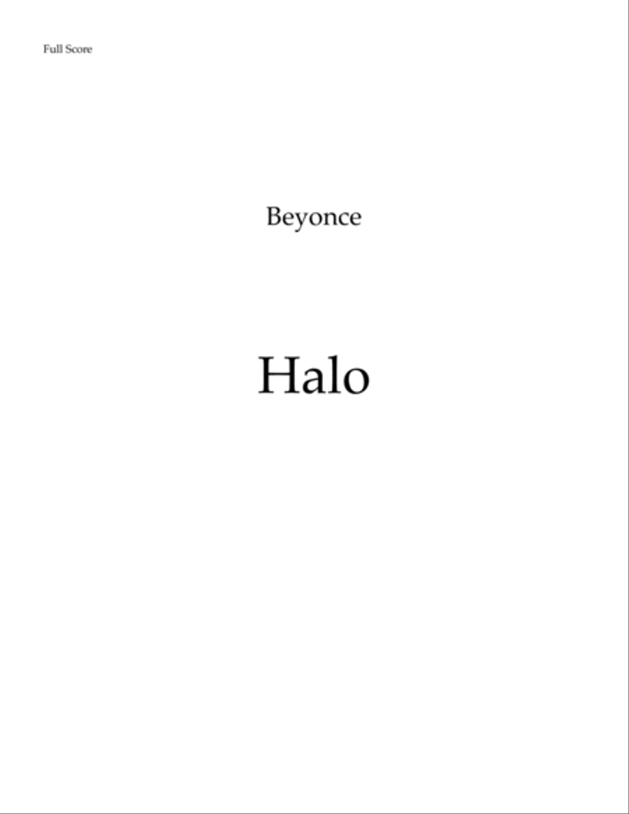 Halo Small Ensemble scores gallery preview page 1