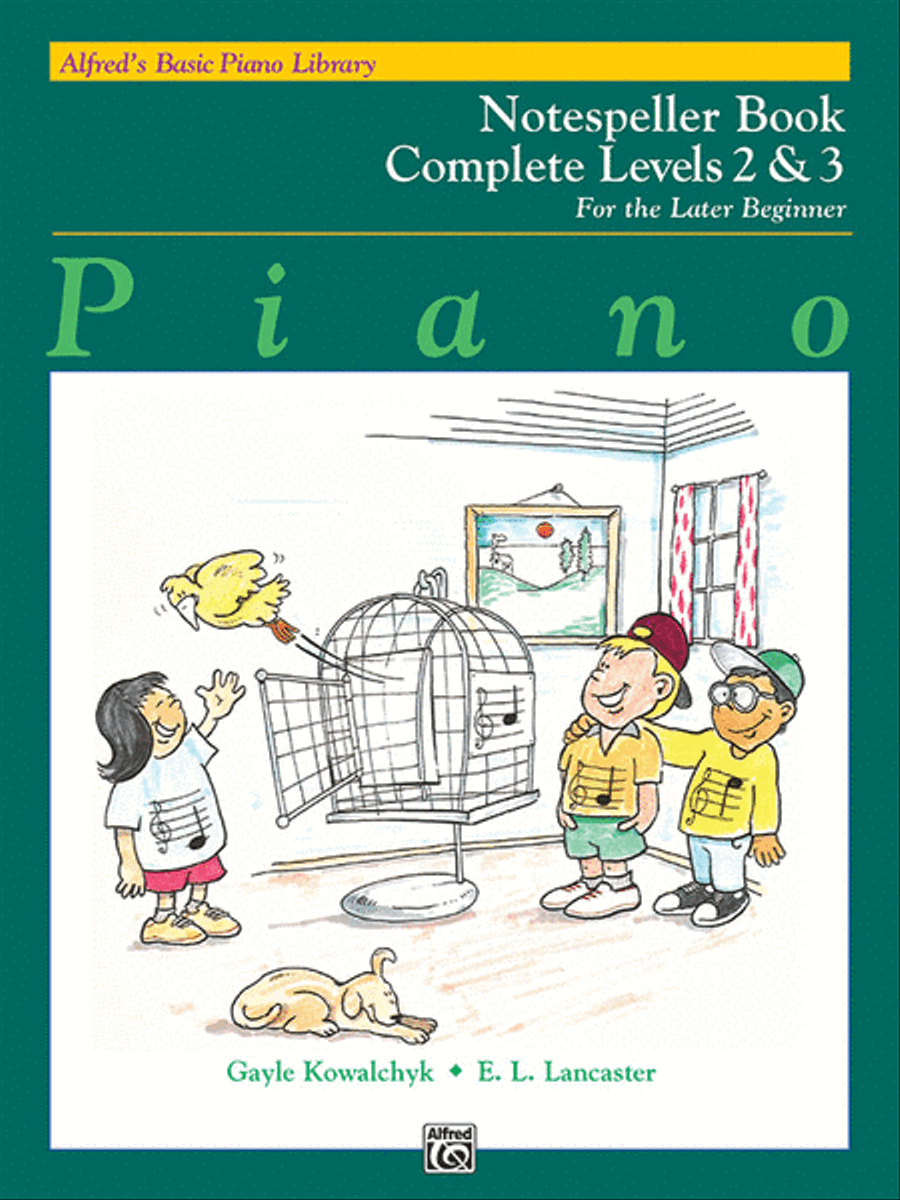Alfred's Basic Piano Library Notespeller Complete Piano Method scores gallery preview page 1