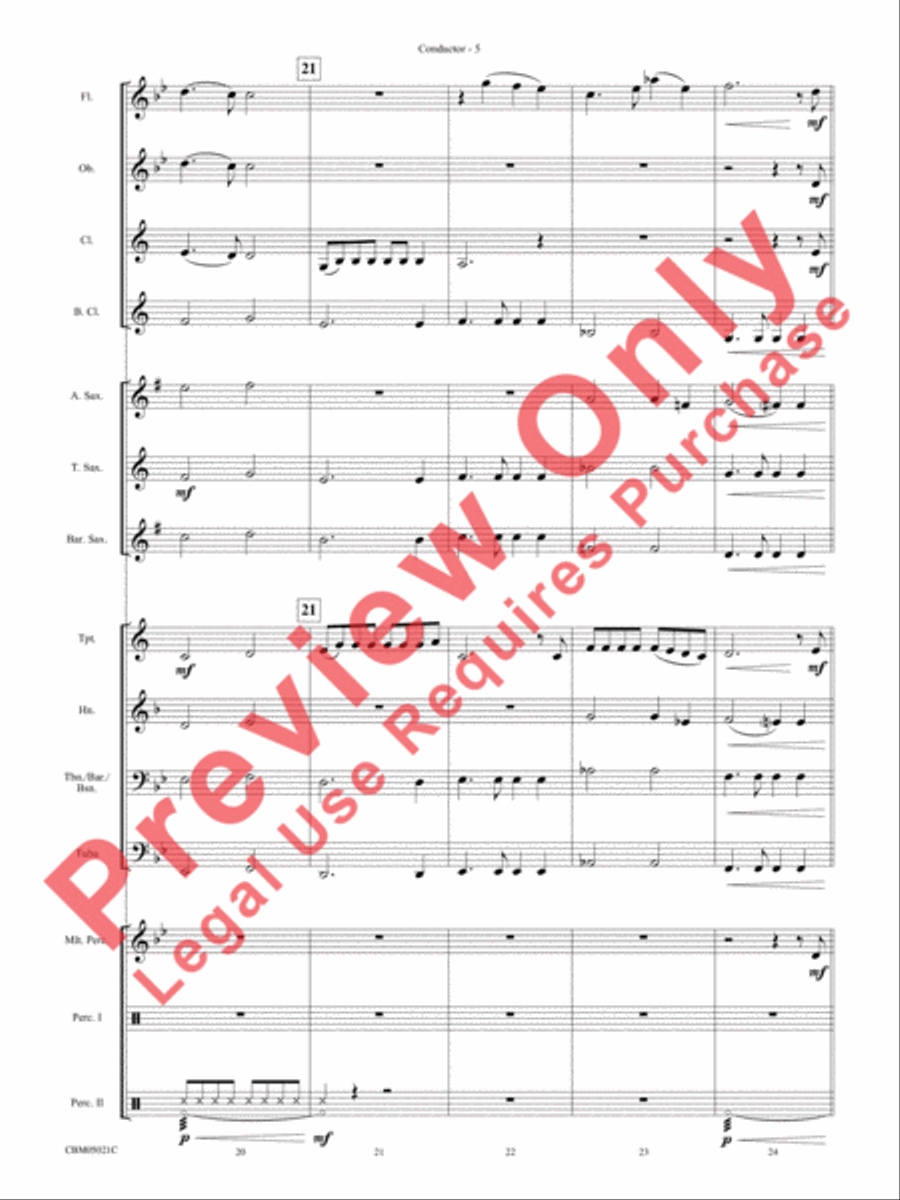 Believe (from The Polar Express) Concert Band scores gallery preview page 7