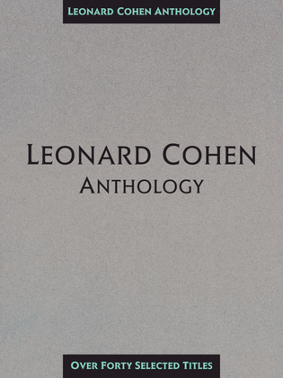 Book cover for Leonard Cohen Anthology