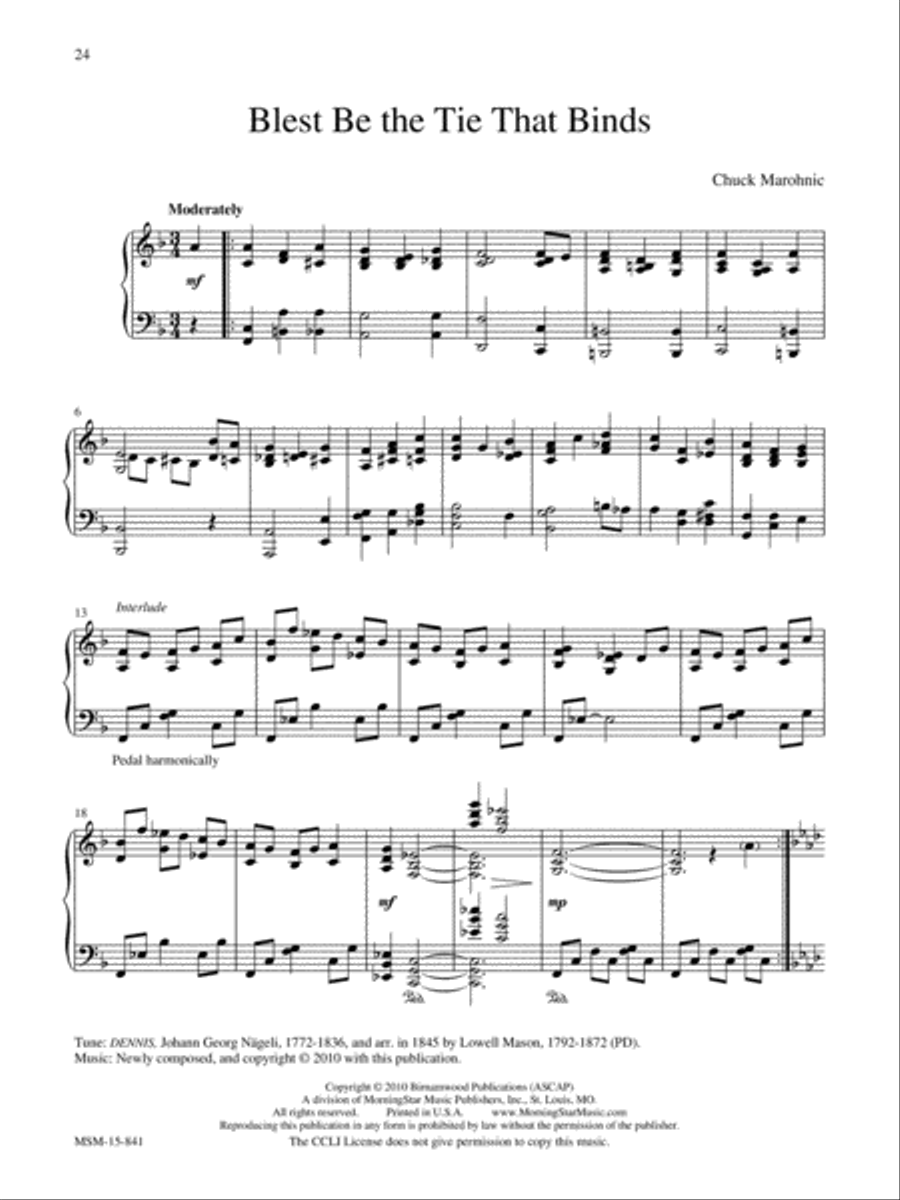 Just a Closer Walk Piano Solo scores gallery preview page 8