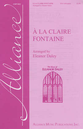 Book cover for A La Claire Fontaine