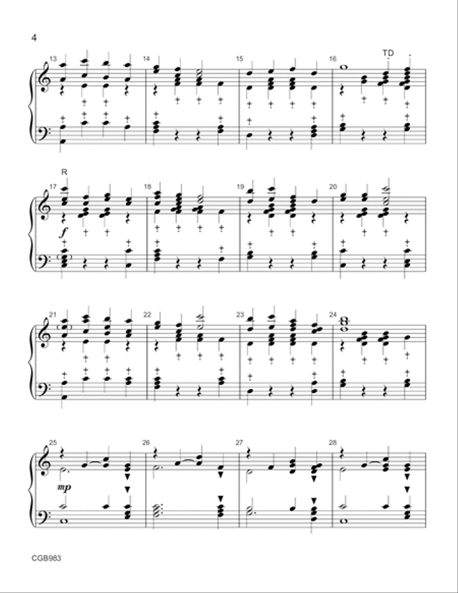 Joy and Delight (2 or 3 octaves) 3-Octaves scores gallery preview page 4