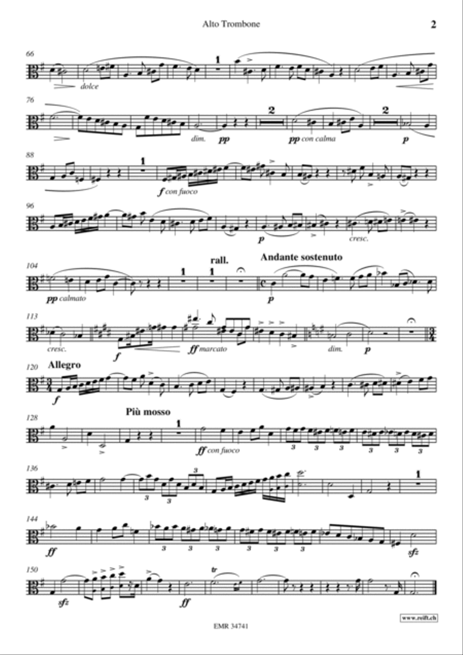 Morceau Symphonique Piano Accompaniment scores gallery preview page 3