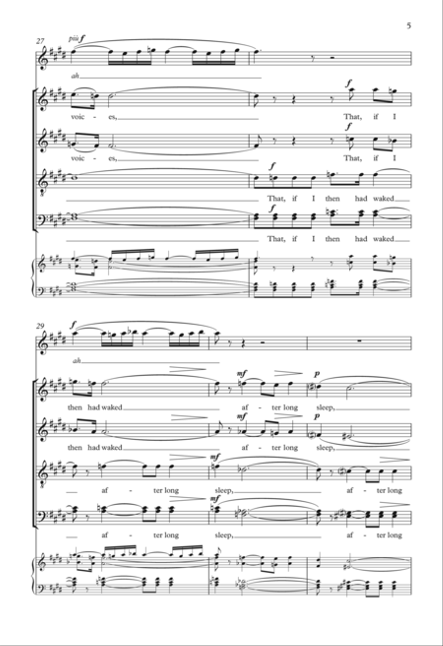 Be Not Afeard Be Not Afeard Choir scores gallery preview page 5