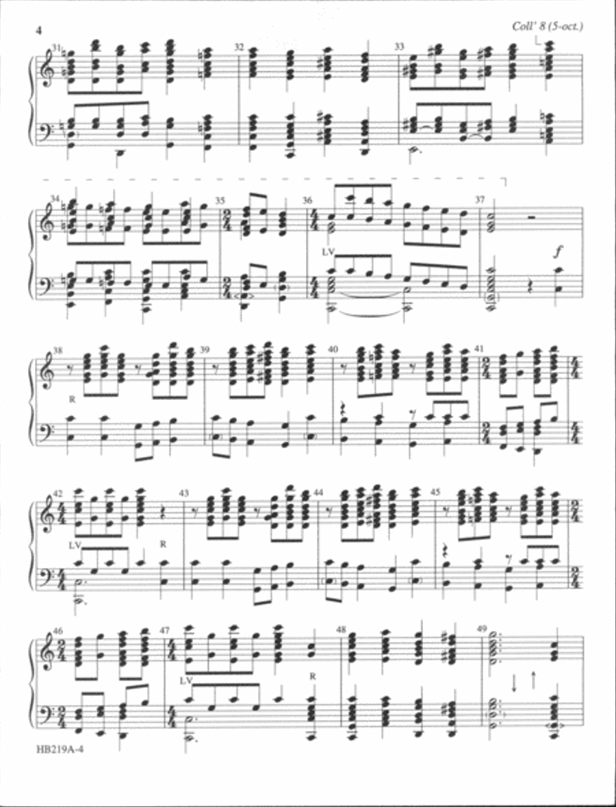 A Mighty Fortress Is Our God - handbell part 5-Octaves scores gallery preview page 4