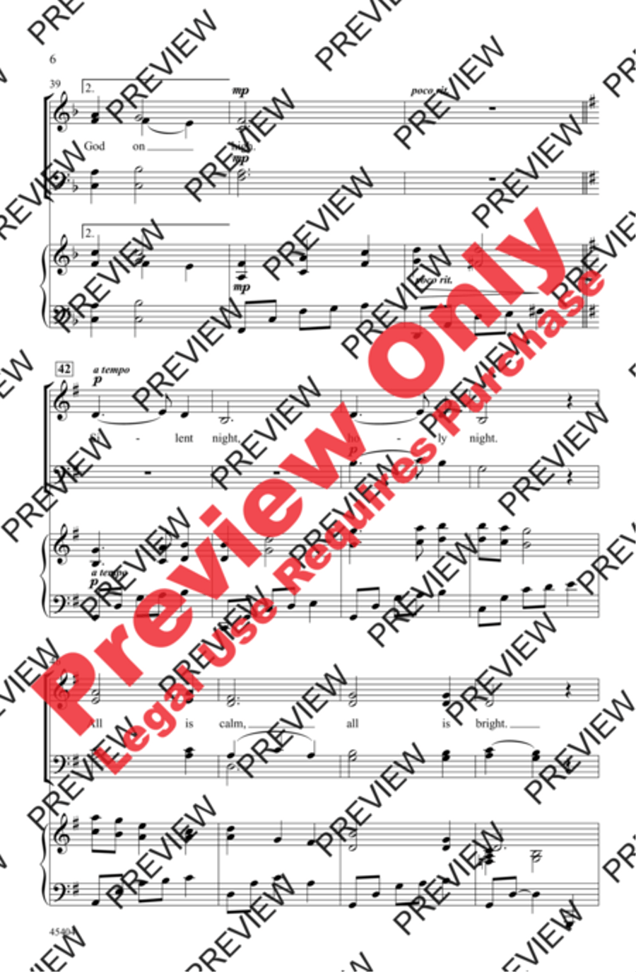 A Night of Angels A Night of Angels 4-Part scores gallery preview page 6