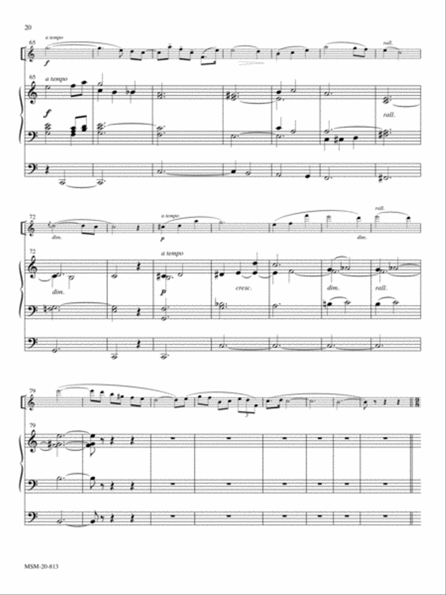 Elegy Organ scores gallery preview page 5