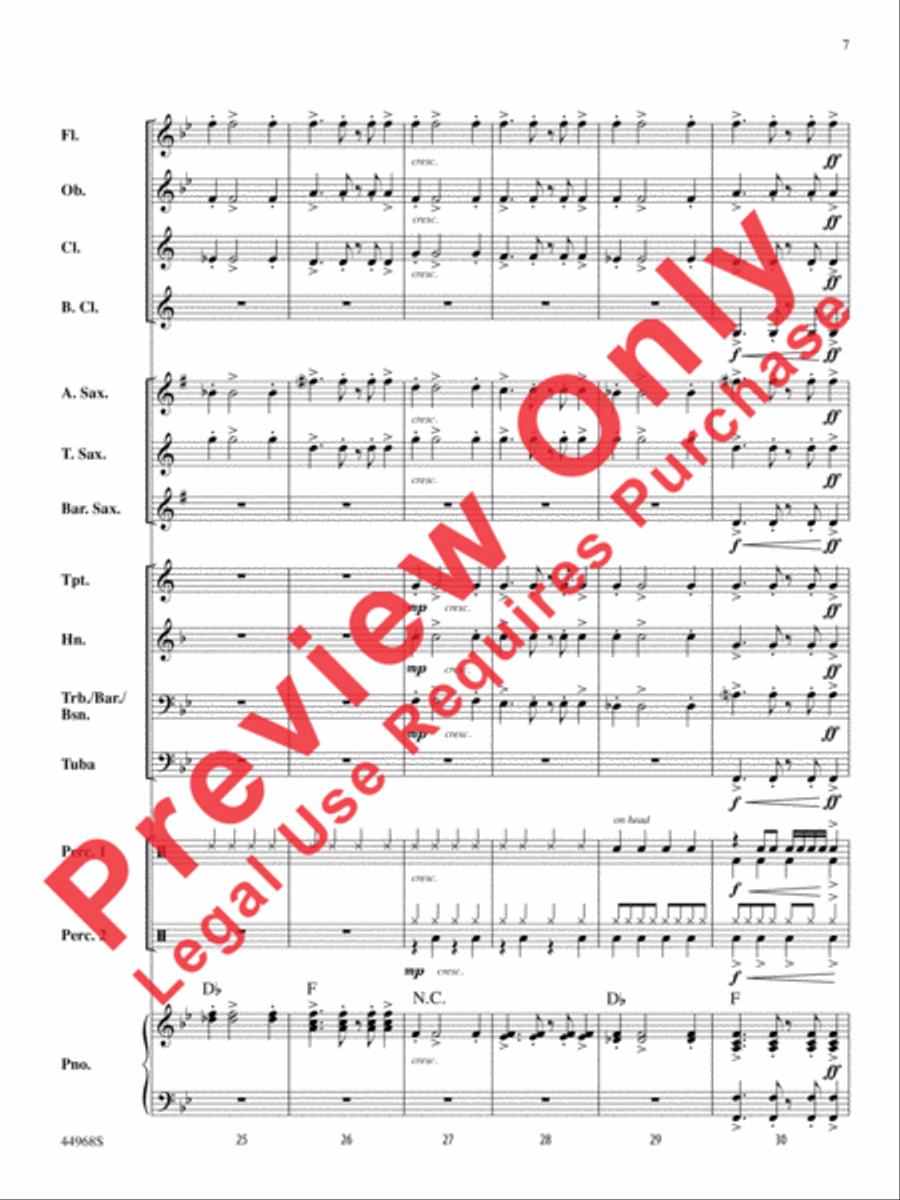 Moon Rocks Moon Rocks Concert Band scores gallery preview page 20
