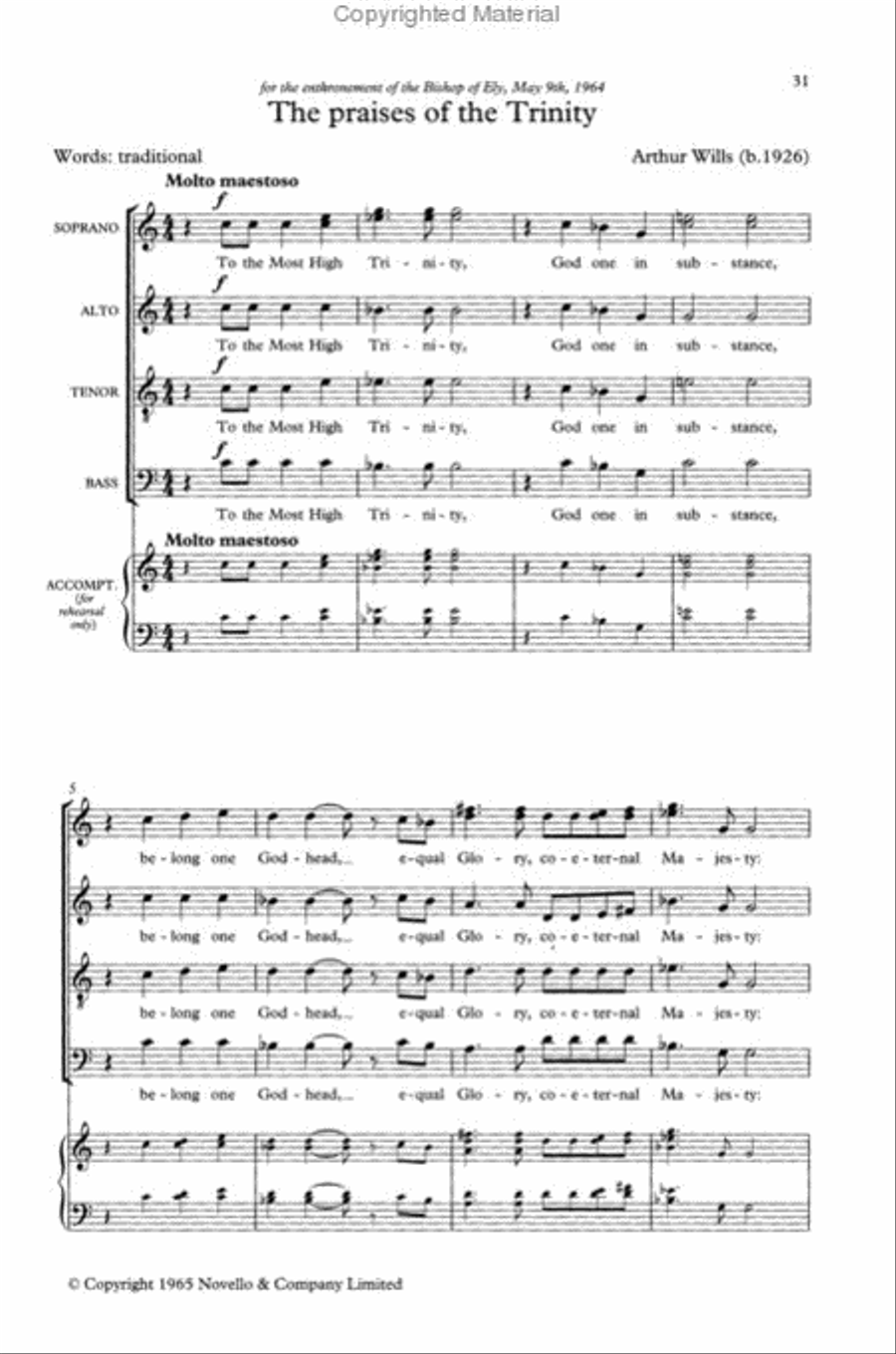 Sing, Precious Music 4-Part scores gallery preview page 3