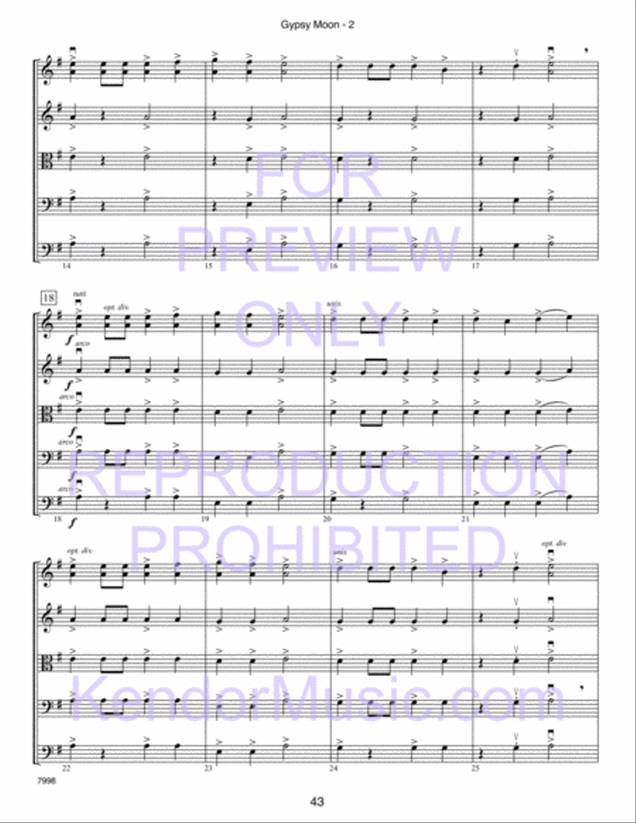 Kendor Concert Favorites, Volume 2 (Score) Score scores gallery preview page 48