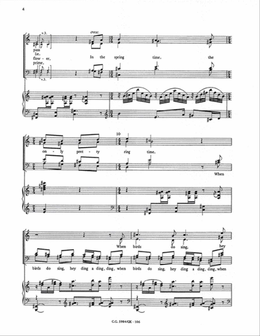 Fancies II (Collection) 4-Part scores gallery preview page 3