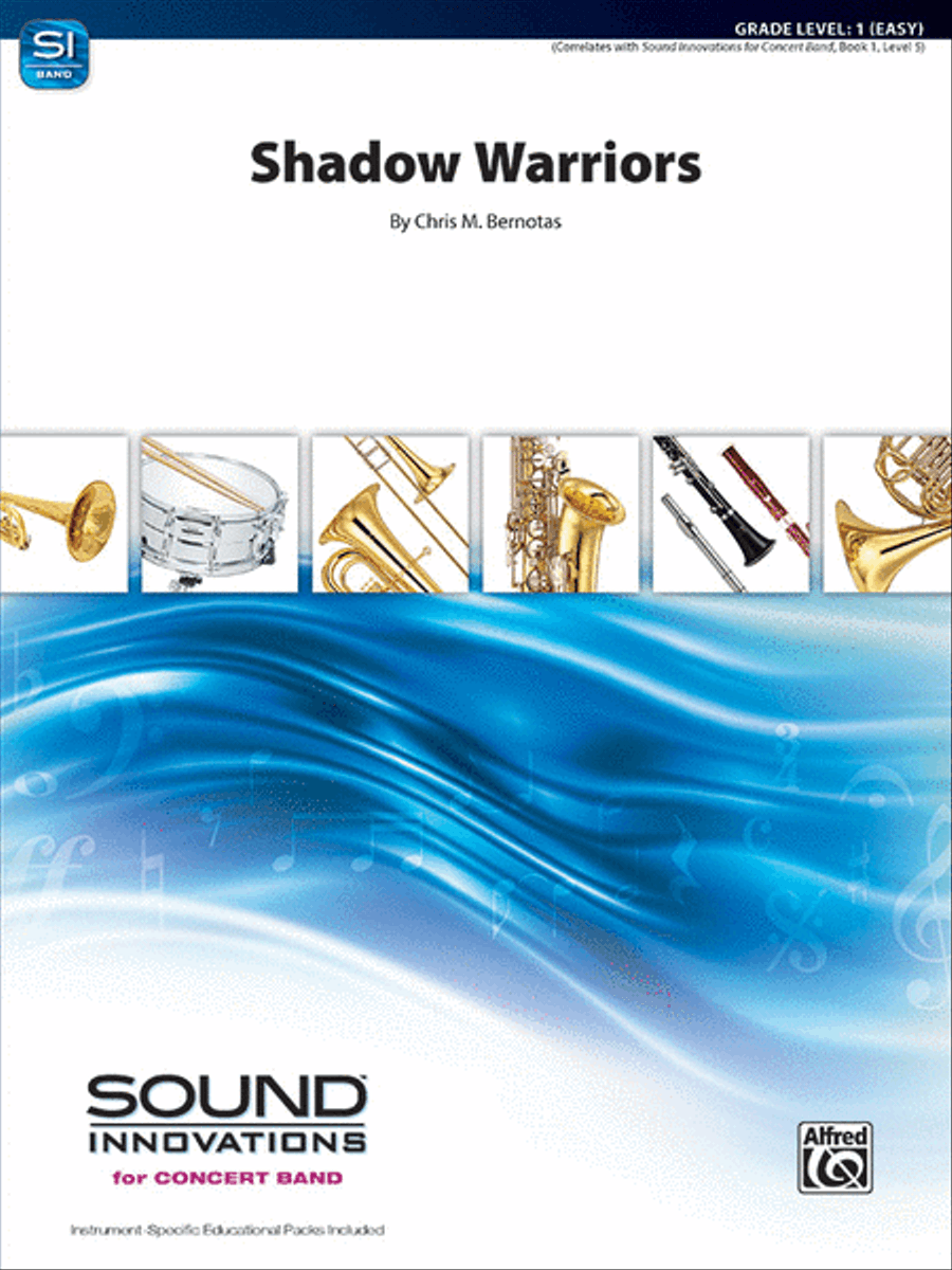 Shadow Warriors Concert Band scores gallery preview page 1