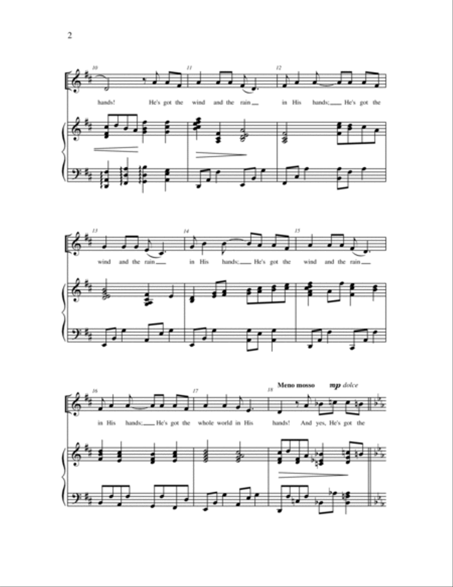 Hands For The World 2-Part scores gallery preview page 2
