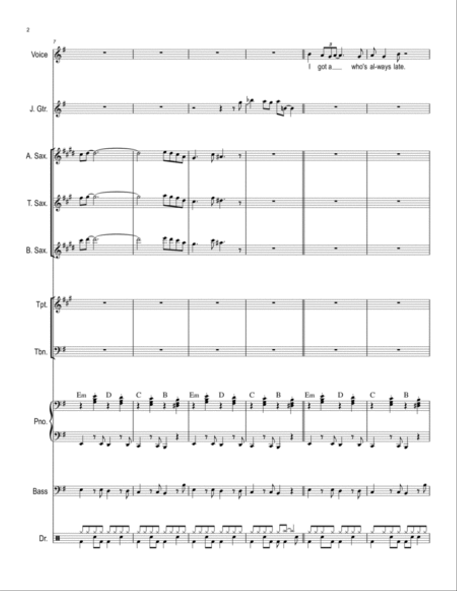 Is You Is Or Is You Ain't My Baby Jazz Ensemble scores gallery preview page 2