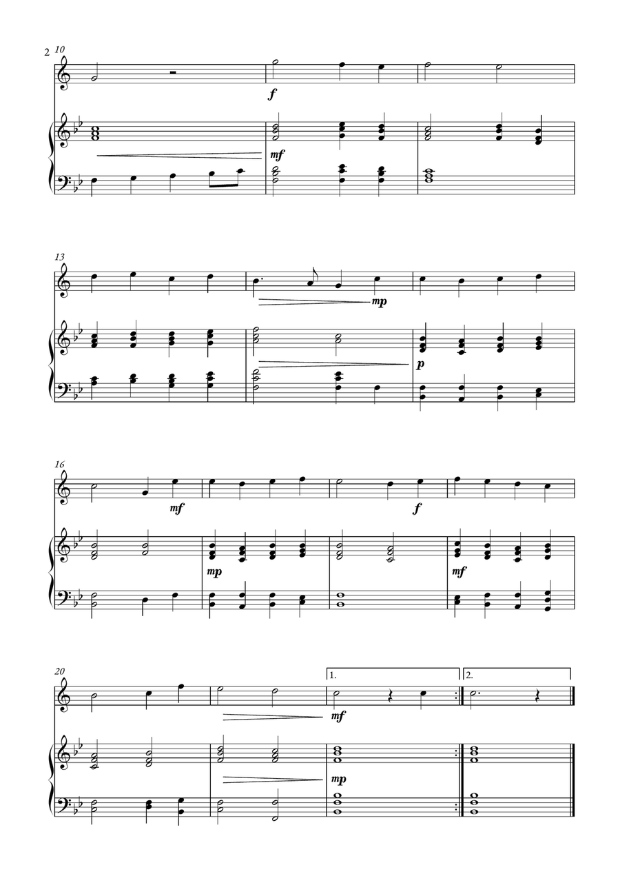 Adeste Fidelis Adeste Fidelis B-Flat Trumpet scores gallery preview page 2