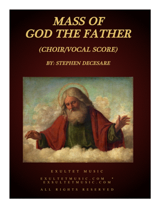 Mass of God the Father (Choir/Vocal Score)