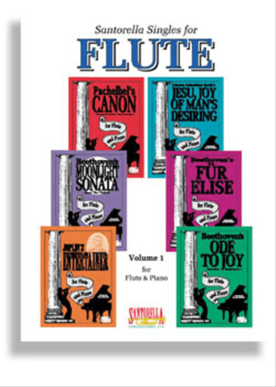Santorella Singles for Flute and Piano Flute Solo scores gallery preview page 1