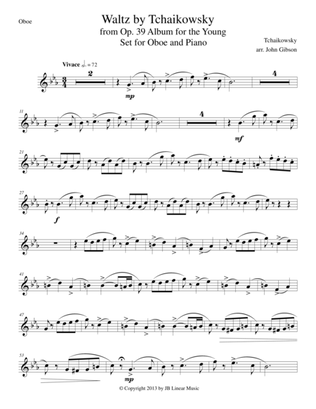 Waltz from "Album for the Young" for Oboe and Piano