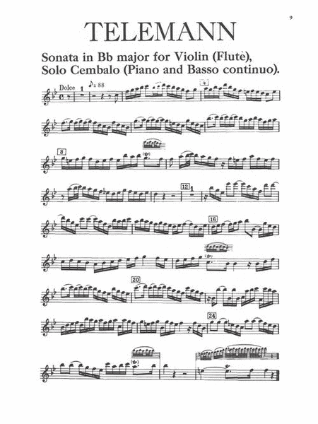 3 Trio Sonatas: Vivaldi, Boismorter and Telemann image number null