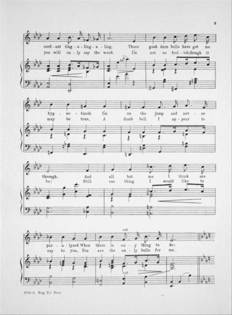 Ring For Rosy Voice scores gallery preview page 3