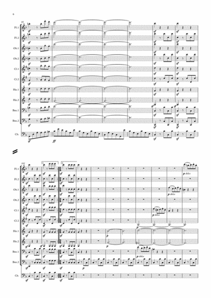Beethoven: Symphony No.8 in F Op.93 Mvt.I - wind dectet image number null