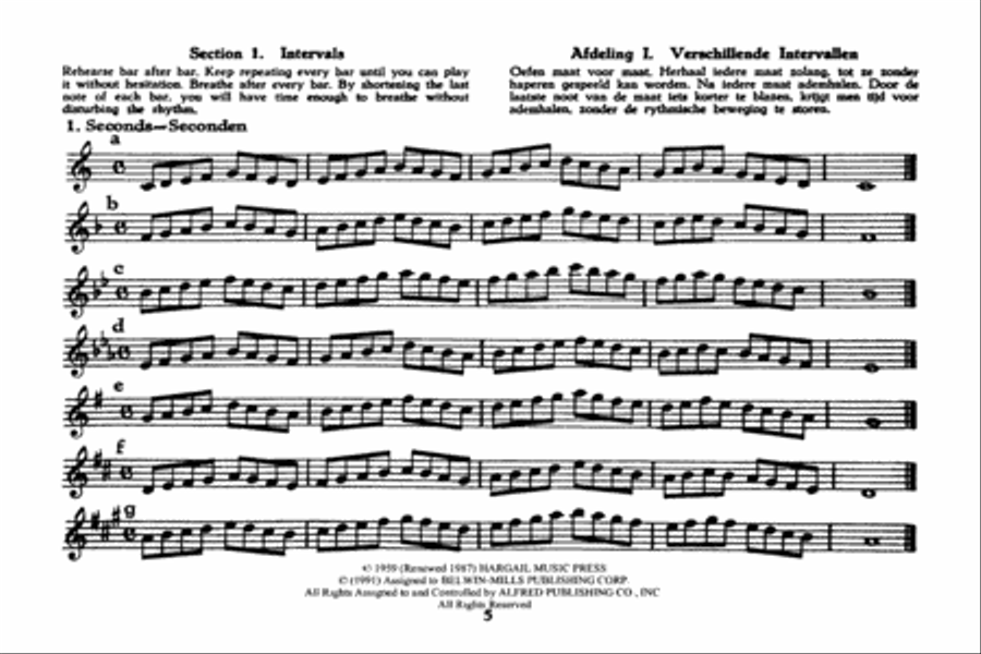 Finger Dexterity Exercises And Pieces For C Recorders (Soprano & Tenor) Recorder scores gallery preview page 2