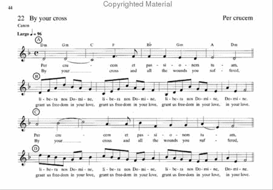 Songs and Prayers from Taizé Sacred scores gallery preview page 4