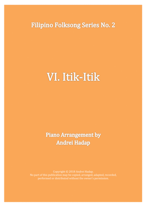 Itik-Itik - arranged for Piano Solo