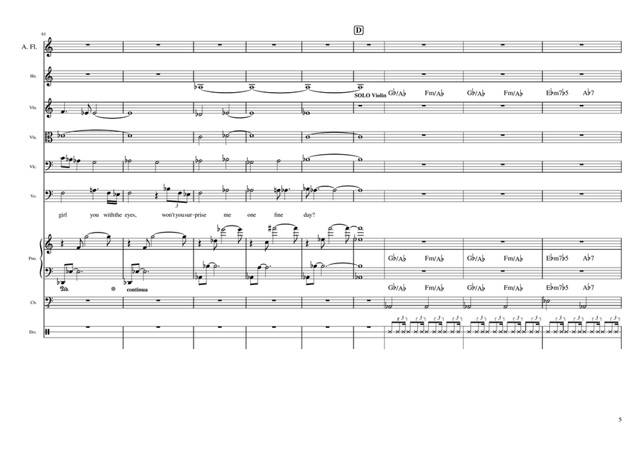 Pretty Girl - Score Only Jazz Ensemble scores gallery preview page 5