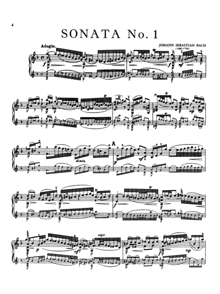 Bach: Six Sonatas and Partitas - Sonata No. 1