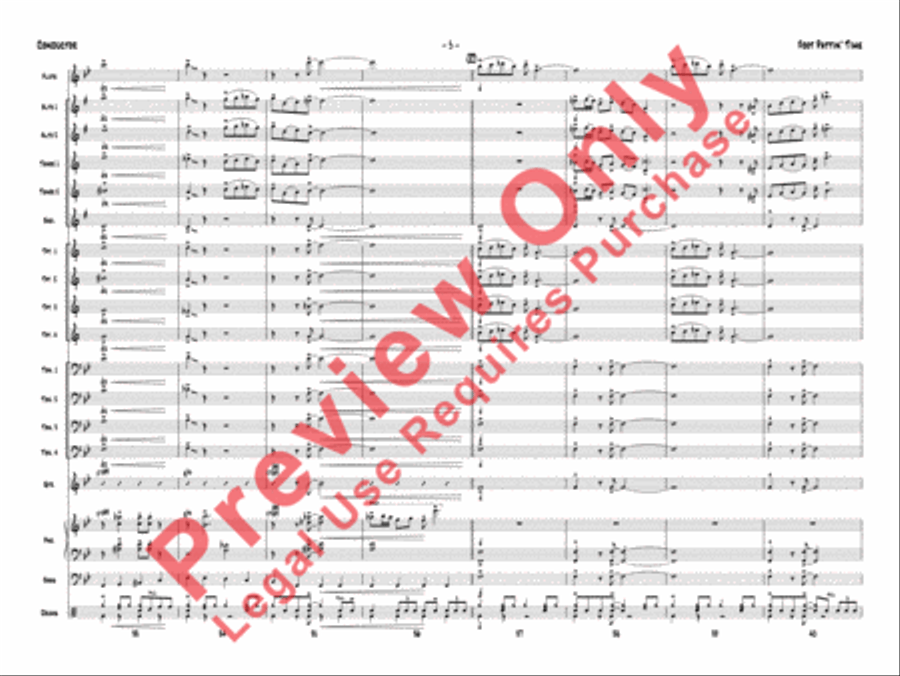 Foot Pattin' Time Foot Pattin' Time Jazz Ensemble scores gallery preview page 8