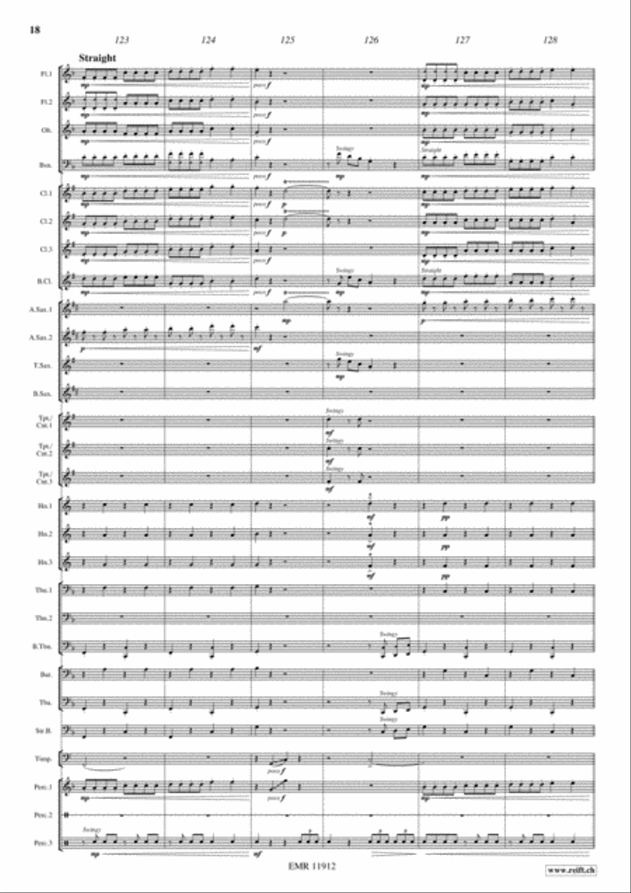 La Dolce Vita Concert Band scores gallery preview page 19