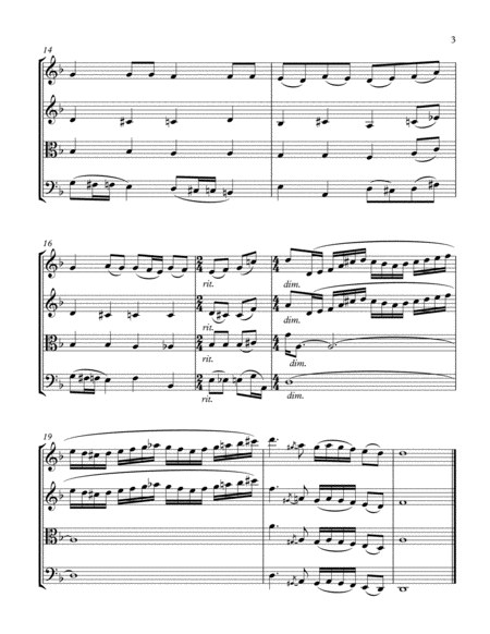 "HaTikvah" for String Quartet image number null