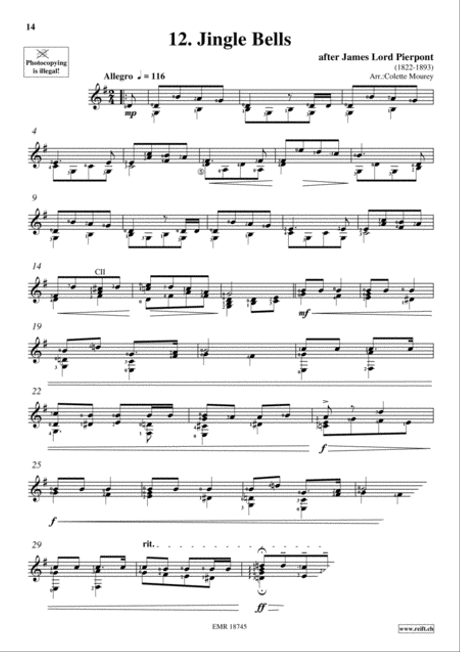 20 Greatest Christmas Hits Guitar scores gallery preview page 14