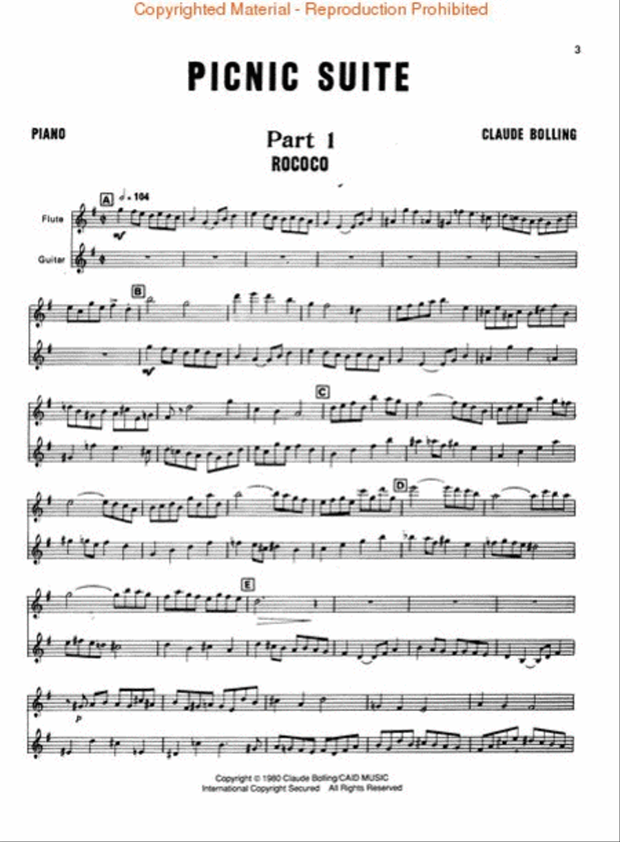 Picnic Suite Flute scores gallery preview page 2