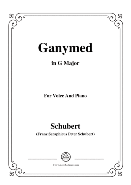 Schubert-Ganymed,Op.19 No.3,in G Major,for Voice&Piano image number null