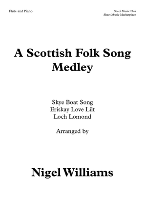 Book cover for Scottish Folk Song Medley, for Flute and Piano