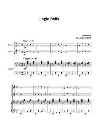 Jingle Bells - 2 Flutes and Piano