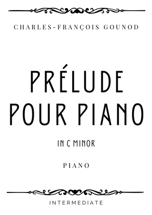 Book cover for Gounod - Prélude pour Piano in C minor - Intermediate