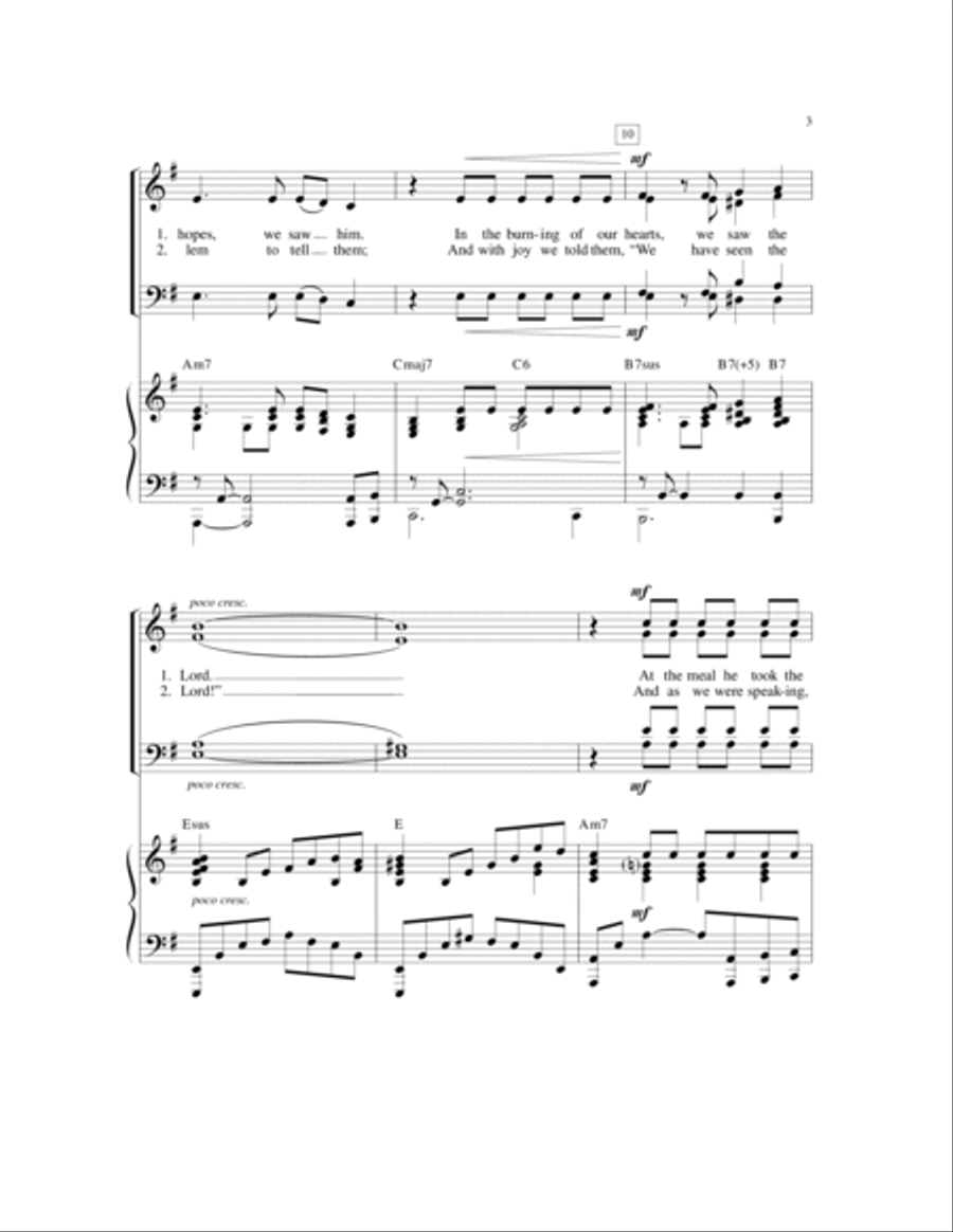 In the Breaking of the Bread | Download Edition 4-Part scores gallery preview page 3