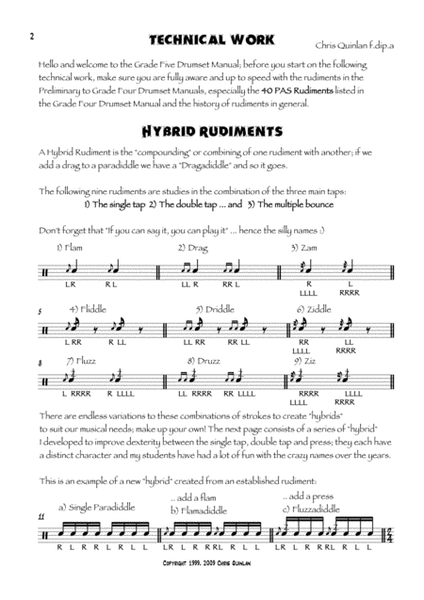 Grade Five Drumset Manual