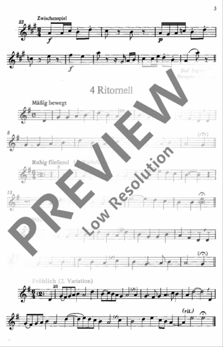 Mit freudigem Schall Choir scores gallery preview page 4