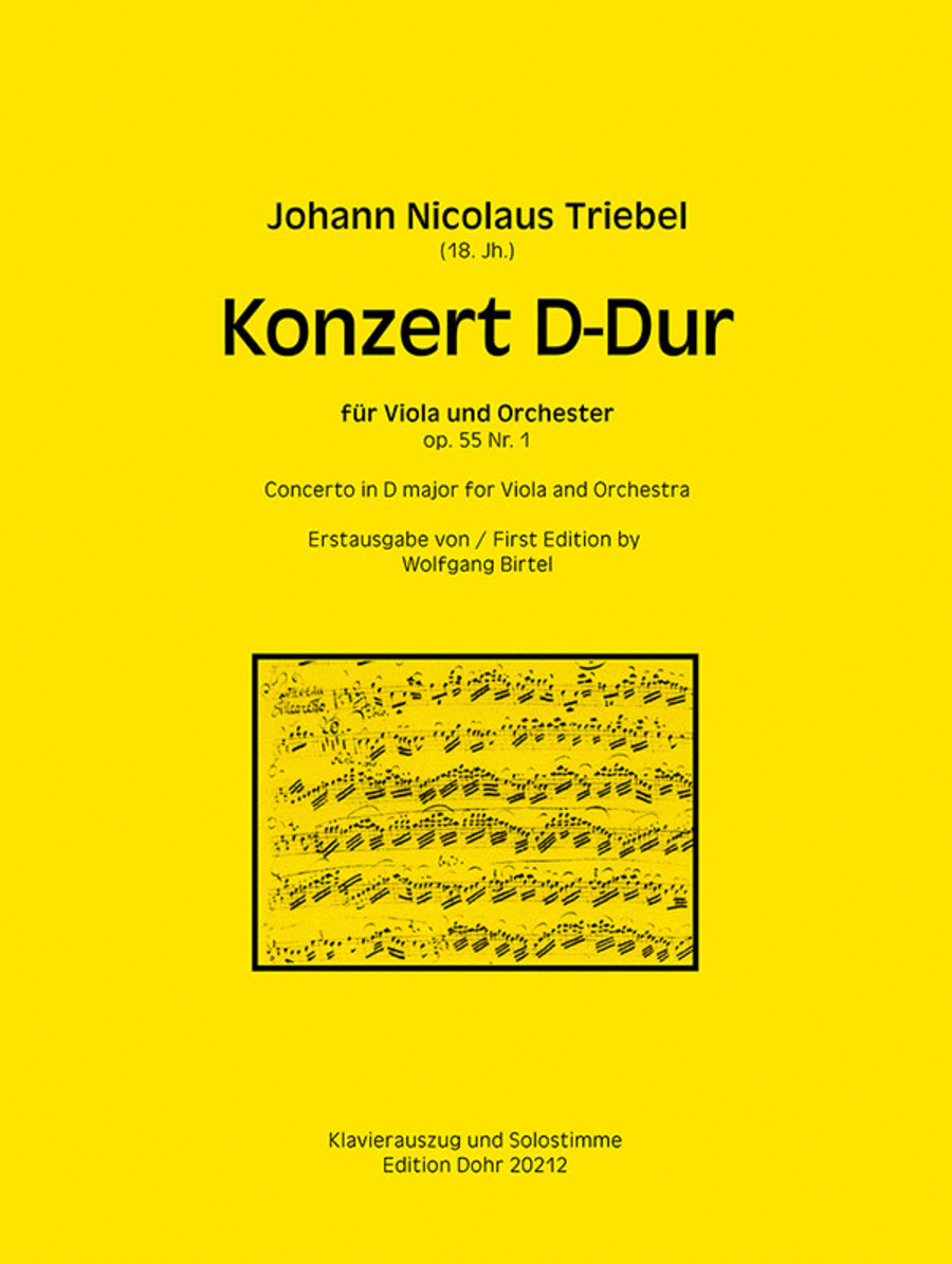 Konzert für Viola und Orchester D-Dur op. 55/1