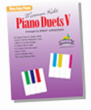 Book cover for Mormon Kids Piano Duets V