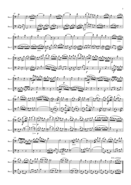 Beethoven: Wind Duet WoO 27 No.2 Mvt.III Rondo - bassoon duet image number null
