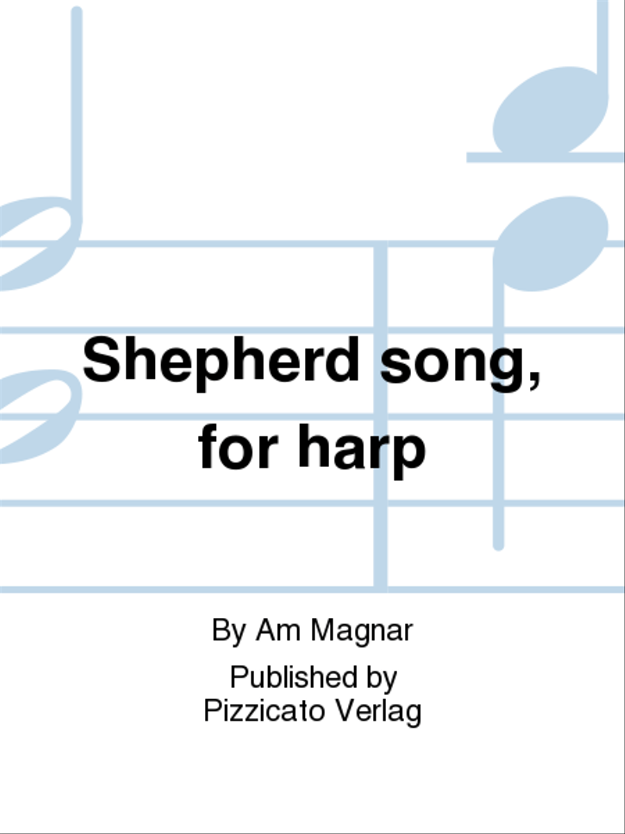 Shepherd song, for harp Harp scores gallery preview page 1